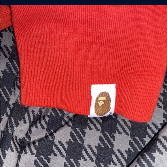 Double hoodie bape jacket all red came - Picture 3 of 5